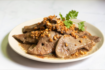Pork Liver with Soy-Ginger Sauce